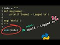 How is this POSSIBLE? Running Python code from a STRING | 2minutesPy