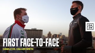Canelo & Callum Smith Go Face-To-Face For The First Time