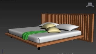 3ds max - Modern Bed Tutorial