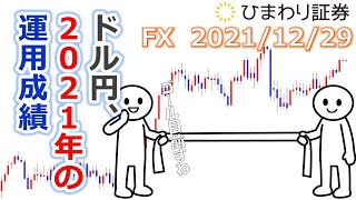 FX【ドル円予想】プラス実績で終えた2021年の運用成績とドル円の方向性をご案内【ローソク足トレード手法】2021年12月29日