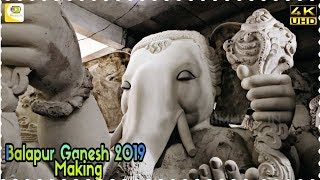 Balapur Ganesh 2019 || Starting Making Moving Ears & Eyes Movement Dhoolpet || HiMusic
