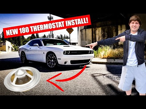 Should I put in a 180 degree thermostat in a Challenger Scat Pack?