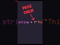 MUCH Better Way Of Adding Variables To Strings In Python! #python #coding #programming