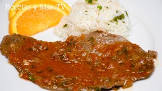 Está es la Receta de Bistec de Res Que Más Me Piden En Casa Queda Delicioso y Súper Fácil de Hacer