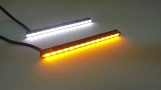 【ちょっとした隙間に取り付け！】LED スティック型 デイライト シーケンシャルウインカー機能付