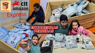 ABRINDO ENCOMENDAS PERDIDAS OU ESQUECIDAS DOS CORREIOS! um COLIS COLIS (ctt, AliExpress, Amazon)