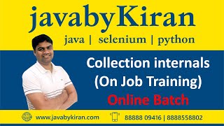 OJT Collection internals - JAVA BY KIRAN | JAVA | SELENIUM | PYTHON