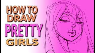 How to Draw Pretty Girls - Animated Faces