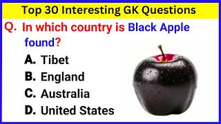 Top 30 GK Question and Answer | Best GK Questions and Answers | GK Quiz in English | GK GS 76