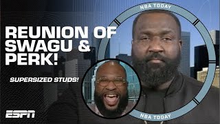 Swagu steals Perk’s thunder! Time for SUPERSIZED STUDS! 😂 | NBA Today