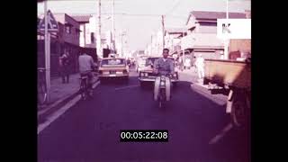 Scooter Ride Through 1960s Tokyo, Japan in HD from 16mm