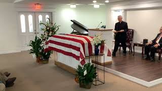 Funeral service for Kenneth Hart September 19, 2024 at Wilcox Family Funeral Home.