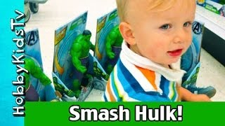 HobbyFamily Toy Shopping -- HobbyBaby Loves Incredible Hulk!
