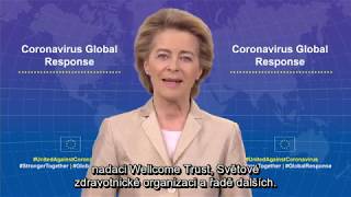 Ursula von der Leyen o globální dárcovské akci proti koronaviru (24. dubna)