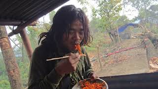 KUKI TARZAN CHOW MUKBANG #mukbang #army #highlights #explore