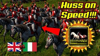 Can you win by making only hussars???  AOE3