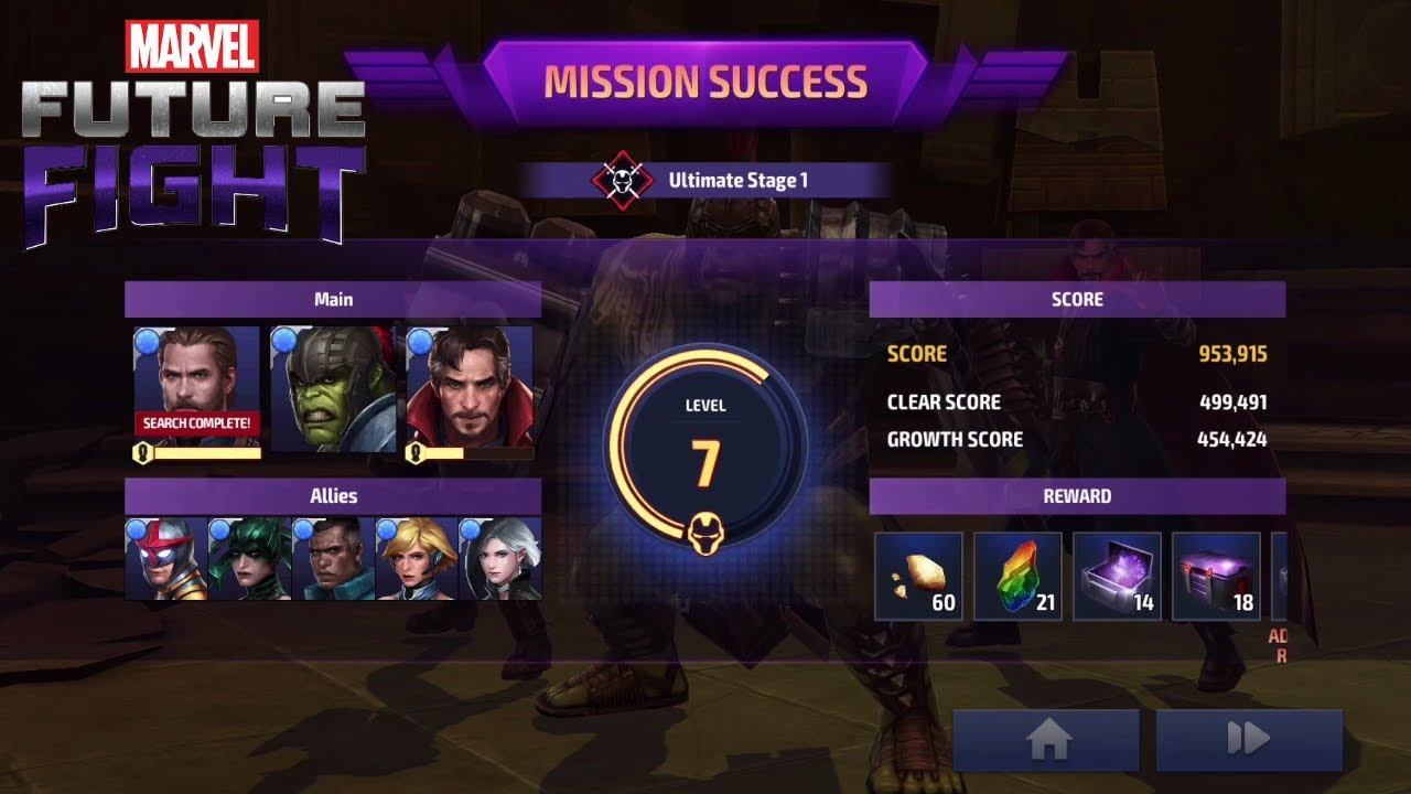 Marvel Future Fight Part 99 Captain America Potential Realized Trial