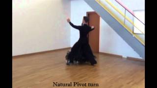 Quickstep. Natural Pivot Turn.