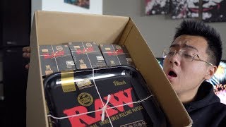 unboxing a HUGE GIFT from CEO of RAW...