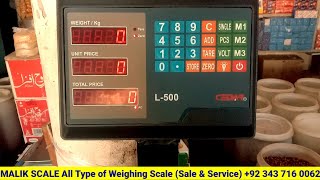 How to Calibrate Cedar L500 Weighing Scale Calibration | Price Computing Scale @malikscale