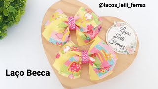 Becca Bow - #pap #beginners #bows #papdelaços #barrettes