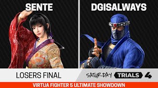 Saturday Trials 4 VF5 Losers Final - Sente (Aoi) vs DGISALWAYS (Kage)