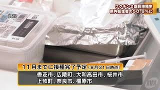 新型コロナワクチン　２回目接種率　県内在住者の５０．９％に