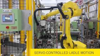 Robotic Ladle and Pour for Gravity Die Casting
