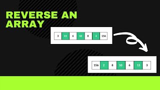Reverse an array in O(1) Space Complexity !