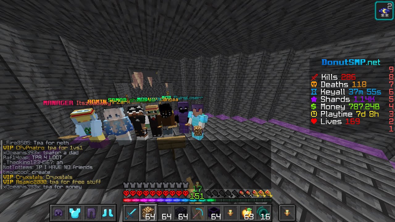 Donut Smp Rating Bases Ffas 24hr Youtube