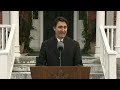 canadian prime minister justin trudeau announces resignation