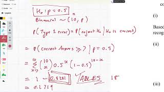 Exam Question Hypothesis Testing