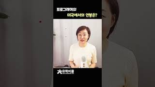 미국 프로그래머의 연봉은?