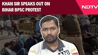 Khan Sir On BPSC Row | Khan Sir Speaks Out on Bihar BPSC Protest Amid Paper Leak Controversy