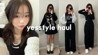 YESSTYLE HAUL TRY-ON REVIEW 2023 ★ acubi fashion \u0026 makeup 🎧