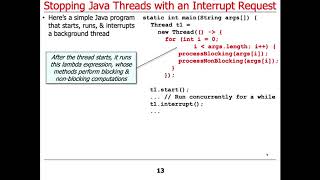 Managing the Java Thread Lifecycle: Stopping a Java Thread via an Interrupt