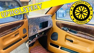 Leather and Alligator Skin Dodge Ram Interior Custom Truck Creation || Legacy 4x4 Fabrication