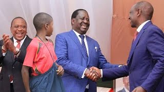 BREAKING NEWS !!! RAILA , UHURU AND ONSONGO WELCOMES RUTO TO STATE HOUSE !!! @onsongocomedy