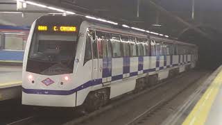 Here is the Underground Line 2 Train in Alsacia Wednesday 25 December 2024