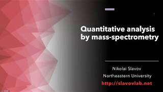 Mass spectrometry analysis for relative and absolute quantification of proteins