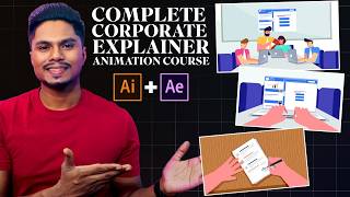 2D Corporate Explainer Animation After Effects Full Course