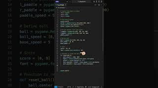 Simple Pong Game in Python - Part 1