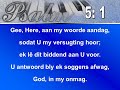 Psalm 5 - Gee, Here, aan my woorde aandag