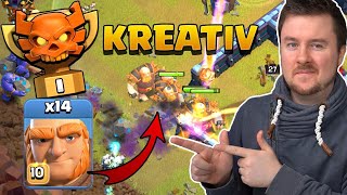 14 Riesen in der Clankriegsliga? | Innovative Angriffe | Clash of Clans deutsch