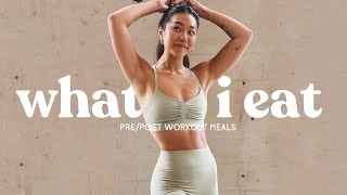 What I Eat Pre & Post Workout Meals + Full Body Workout | Vegan