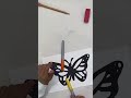 paper craft 3d butterfly butterfly craft diy art 3d easy