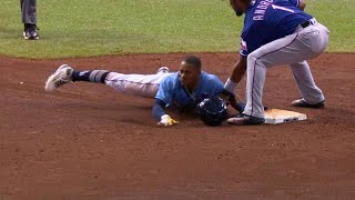 TEX@TB: Smith ruled safe at second after review