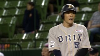 【プロ野球パ】T-岡田の巧みなバットコントロール！先制の2点タイムリー 2015/09/09 L-Bs