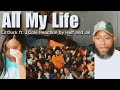 【和訳,Reaction】Lil Durk - All My Life ft. J.Cole 👉(Half and Jai)