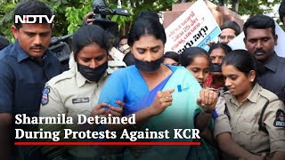 Telangana Leader Detained In Delhi Over Protests Against KCR
